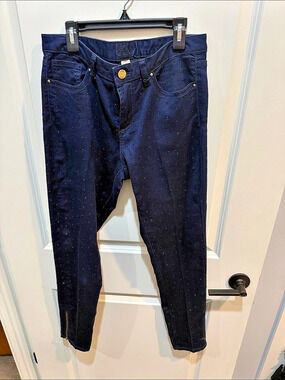 Vintage Y2K Cache Studded Skinny Jeans in Blue